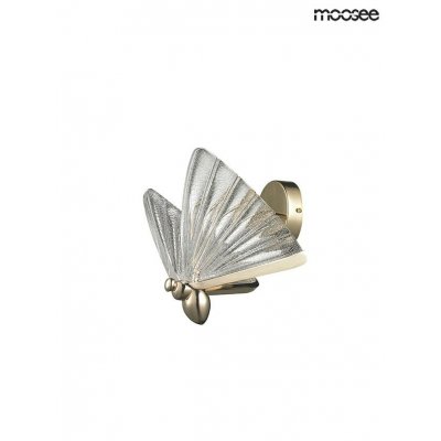 MOOSEE lampa ścienna BUTTERFLY S złota