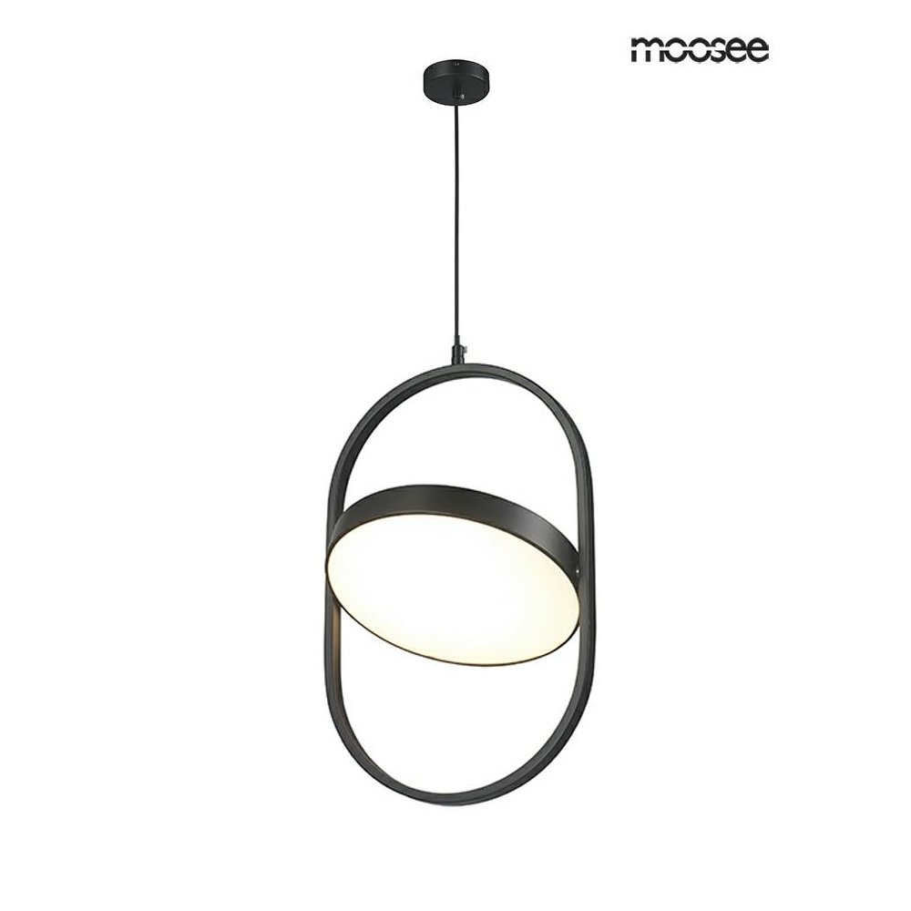 MOOSEE lampa wisząca SPINNER 26 czarna