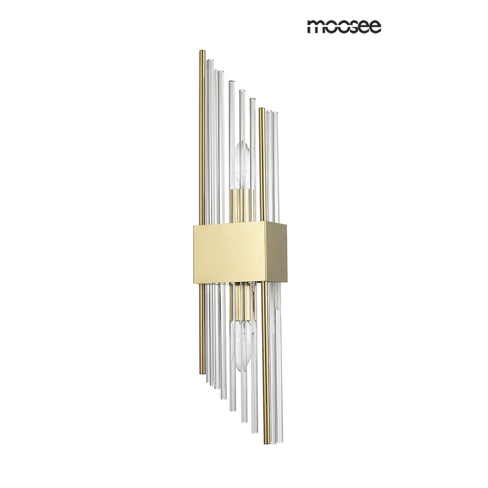 MOOSEE lampa ścienna SLANT złota