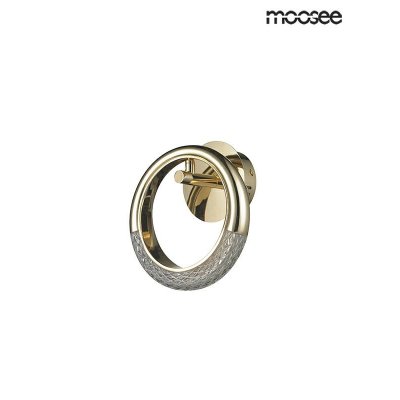 MOOSEE lampa ścienna HELIOS złota