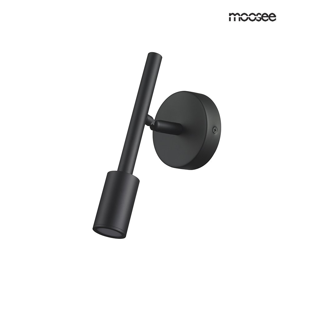 MOOSEE lampa ścienna PRISMA czarna