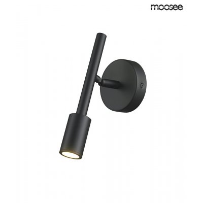 MOOSEE lampa ścienna PRISMA czarna