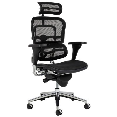 Fotel biurowy ERGOHUMAN czarny