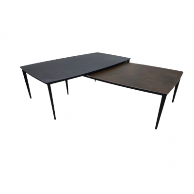 Dion - Ława (spiek + MDF, prostokąt wypukły)