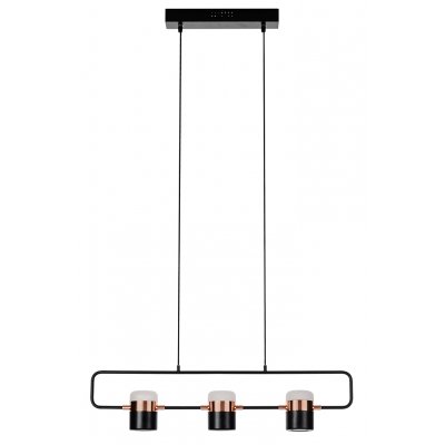 Lampa wisząca BLINK 3 czarna - LED, metal