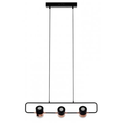 Lampa wisząca BLINK 3 czarna - LED, metal