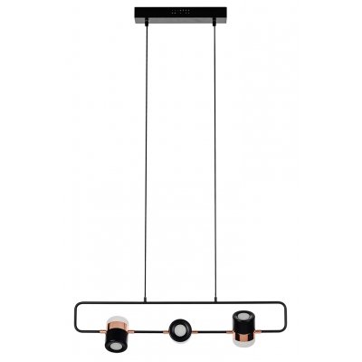 Lampa wisząca BLINK 3 czarna - LED, metal