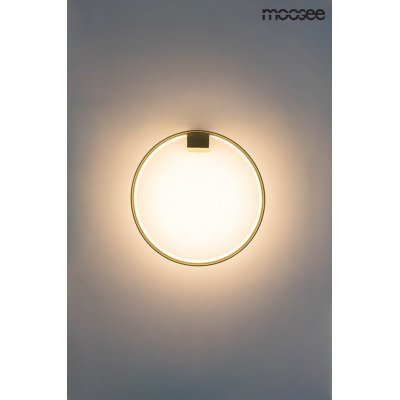 MOOSEE lampa ścienna CIRCLE WALL złota