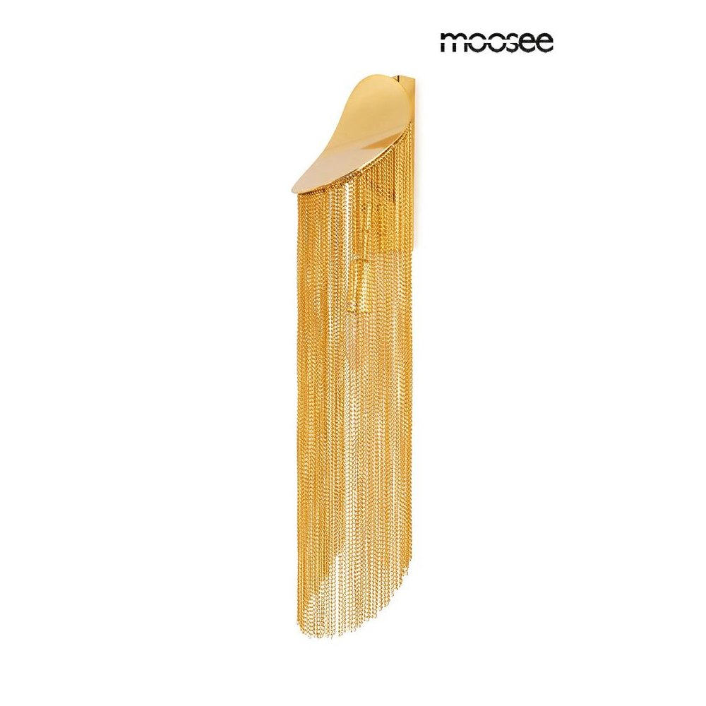 MOOSEE lampa ścienna LAMBADA złota