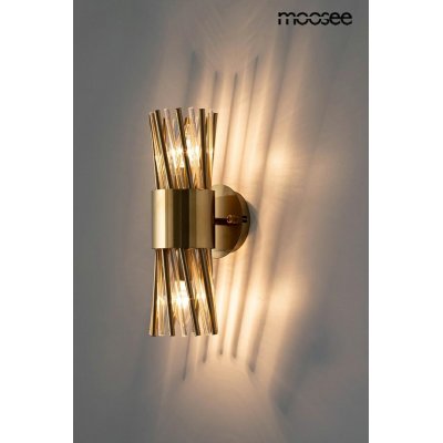 MOOSEE lampa ścienna LORENZO złota