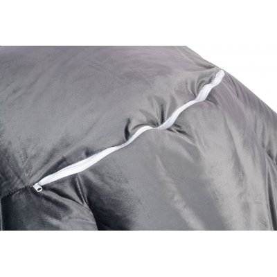 Fotel OTILIA STAND VELVET ciemny  szary welur