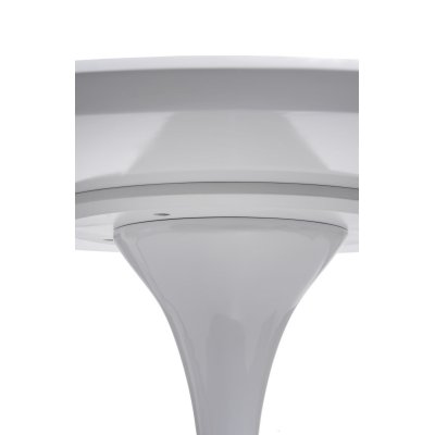 Stół Fiber o90 biały MDF