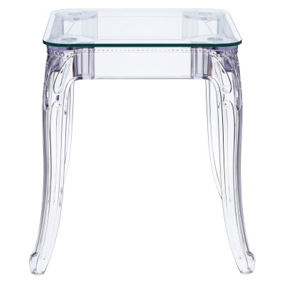 Stół Ghost 62x62cm transparentny