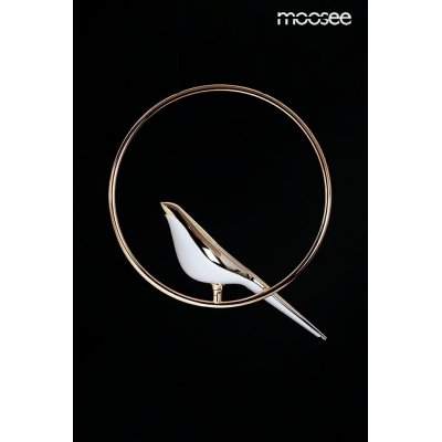 MOOSEE lampa wisząca BIRD złota