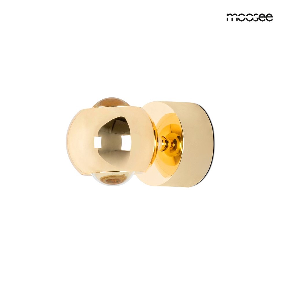 MOOSEE lampa ścienna EOS złoty