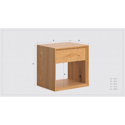 Modena - Stolik nocny