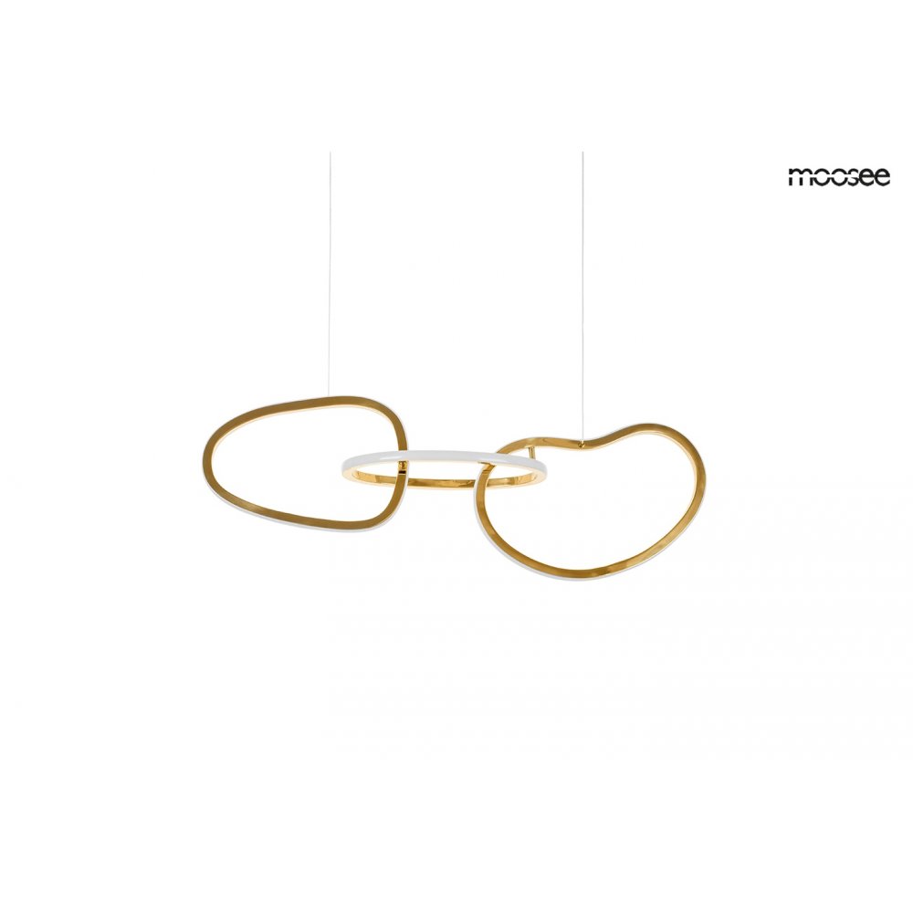 MOOSEE lampa wisząca JAZZ 3 złota