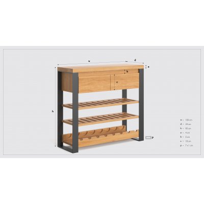 Colet - Regał na wino