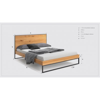 Frame Long - Łóżko