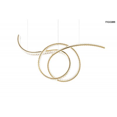 MOOSEE lampa wisząca WAVE 120 złota