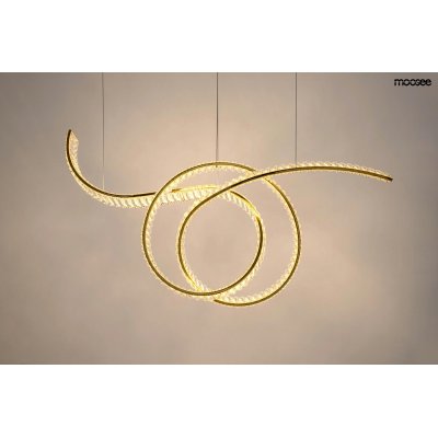 MOOSEE lampa wisząca WAVE 120 złota