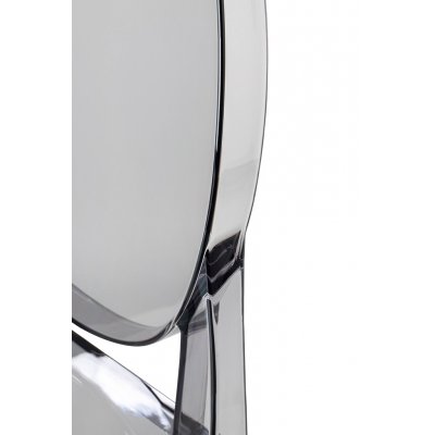 Krzesło barowe VICTORIA 65 cm dymione - poliwęglan