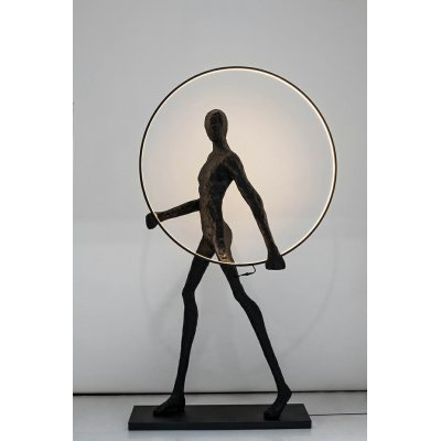Lampa podłogowa HUMAN ROUND  włókno szklane