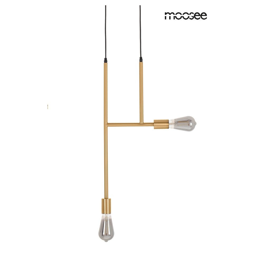 MOOSEE lampa wisząca RIVA 2 złota