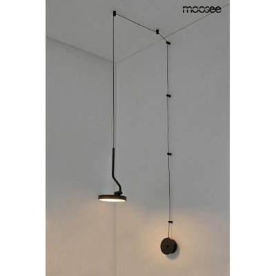MOOSEE lampa ścienna FLAT czarna