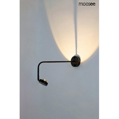 MOOSEE lampa ścienna AXEL czarna