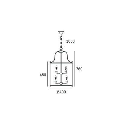 New York - lampa wisząca