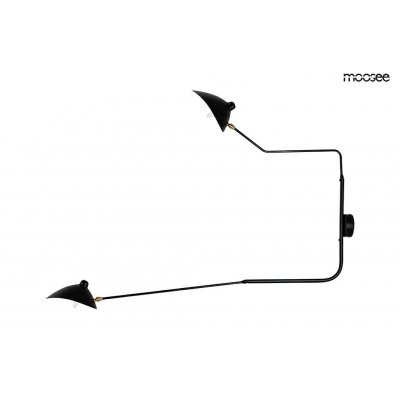 MOOSEE lampa ścienna RAVEN 2 - aluminium, stal węglowa