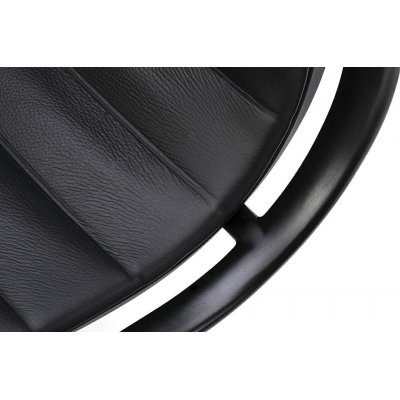 Fotel biurowy AERON PRESTIGE PLUS czarny - skóra naturalna, aluminium