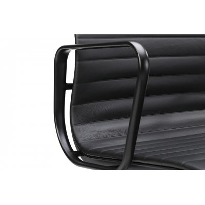 Fotel biurowy AERON PRESTIGE PLUS czarny - skóra naturalna, aluminium