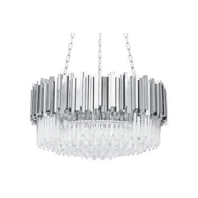 Lampa wisząca IMPERIAL SILVER 80 - stal, kryształ