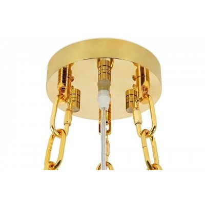 Lampa wisząca IMPERIAL GOLD 80 - stal, kryształ