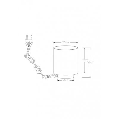 Suzy - Lampka stołowa okrągła