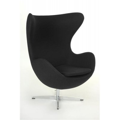 Fotel Jajo czarny kaszmir 1 Premium