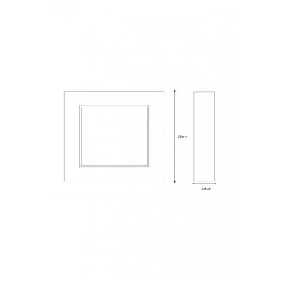 Brice - Plafon kwadratowy 22
