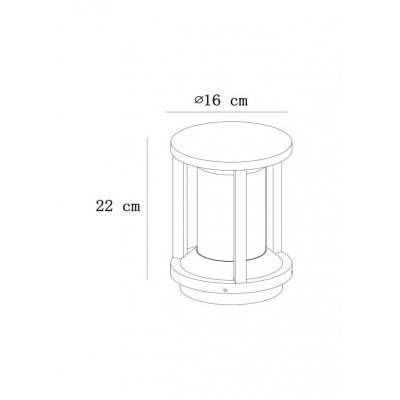Cadix - Lampa zewnętrzna mała