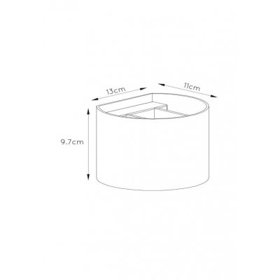 Xio - Kinkiet (półokrągły)