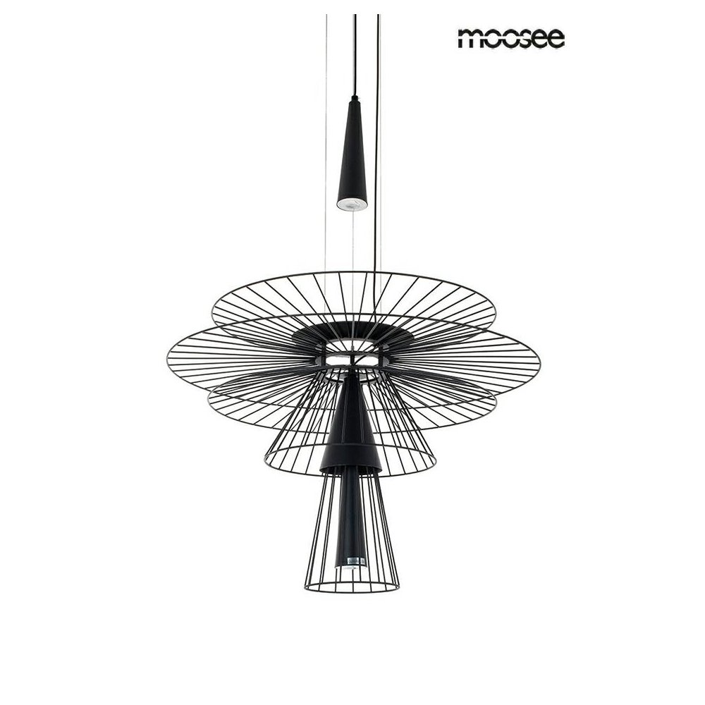 MOOSEE lampa wisząca SESTO czarna