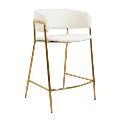 Krzesło barowe DELTA 65 białe