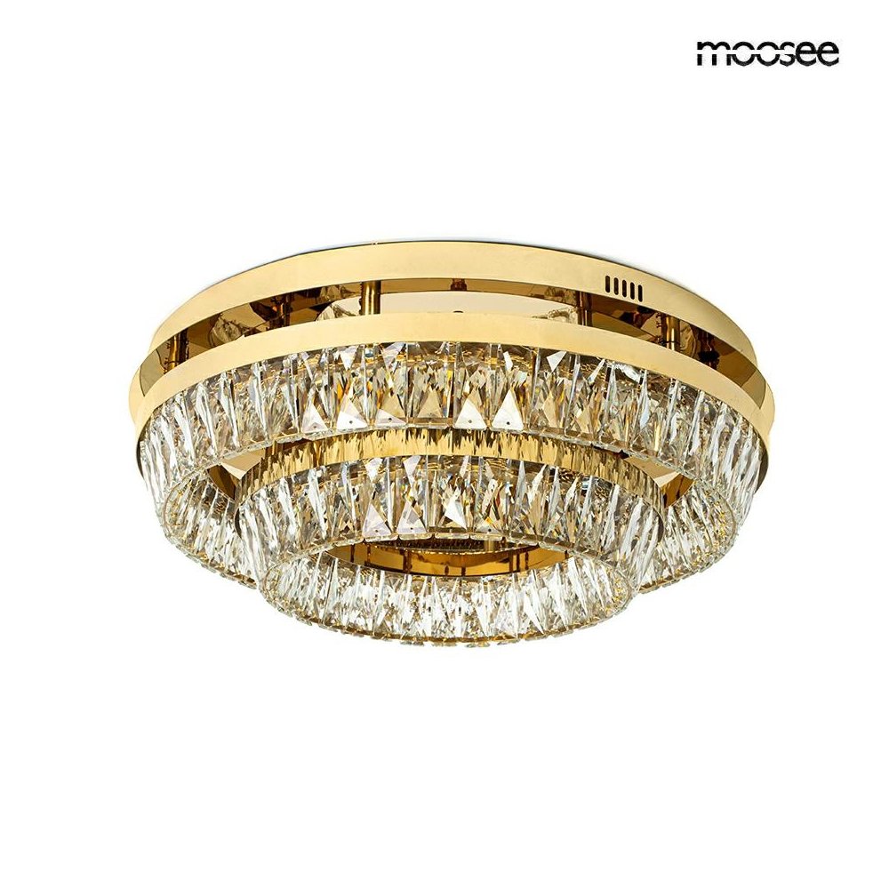 MOOSEE lampa sufitowa / plafon SAVOY 2    złota