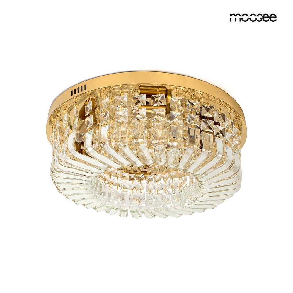MOOSEE lampa sufitowa / plafon BALUNA 80  złota