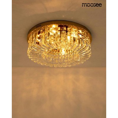 MOOSEE lampa sufitowa / plafon BALUNA 80  złota