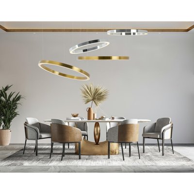 MOOSEE lampa wisząca RING 80 złota