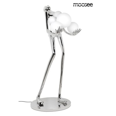 MOOSEE lampa podłogowa HUMAN SILVER       PREMIUM