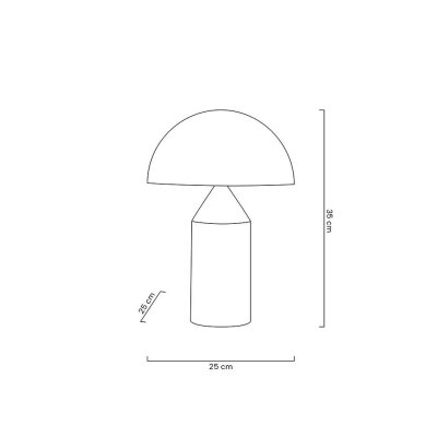 MOOSEE lampa biurkowa FUNGO złota