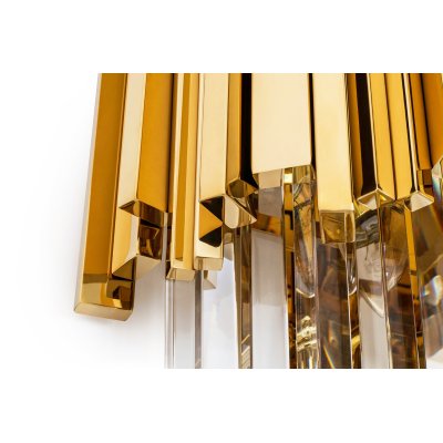 MOOSEE lampa ścienna IMPERIAL WALL GOLD   - stal, kryształ